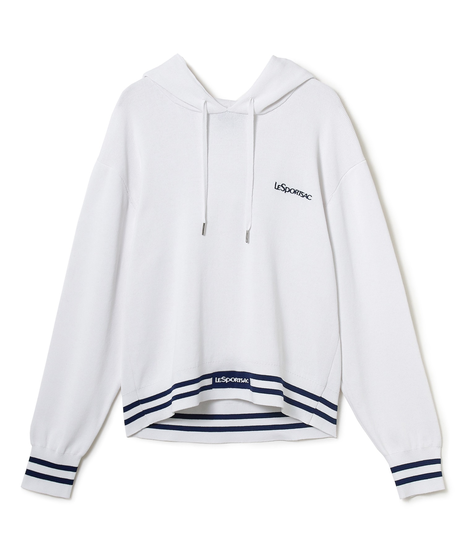 ニットフーディー(ホワイト-F)