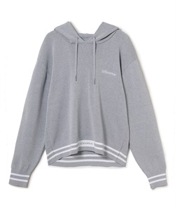 ニットフーディー(グレー-F)