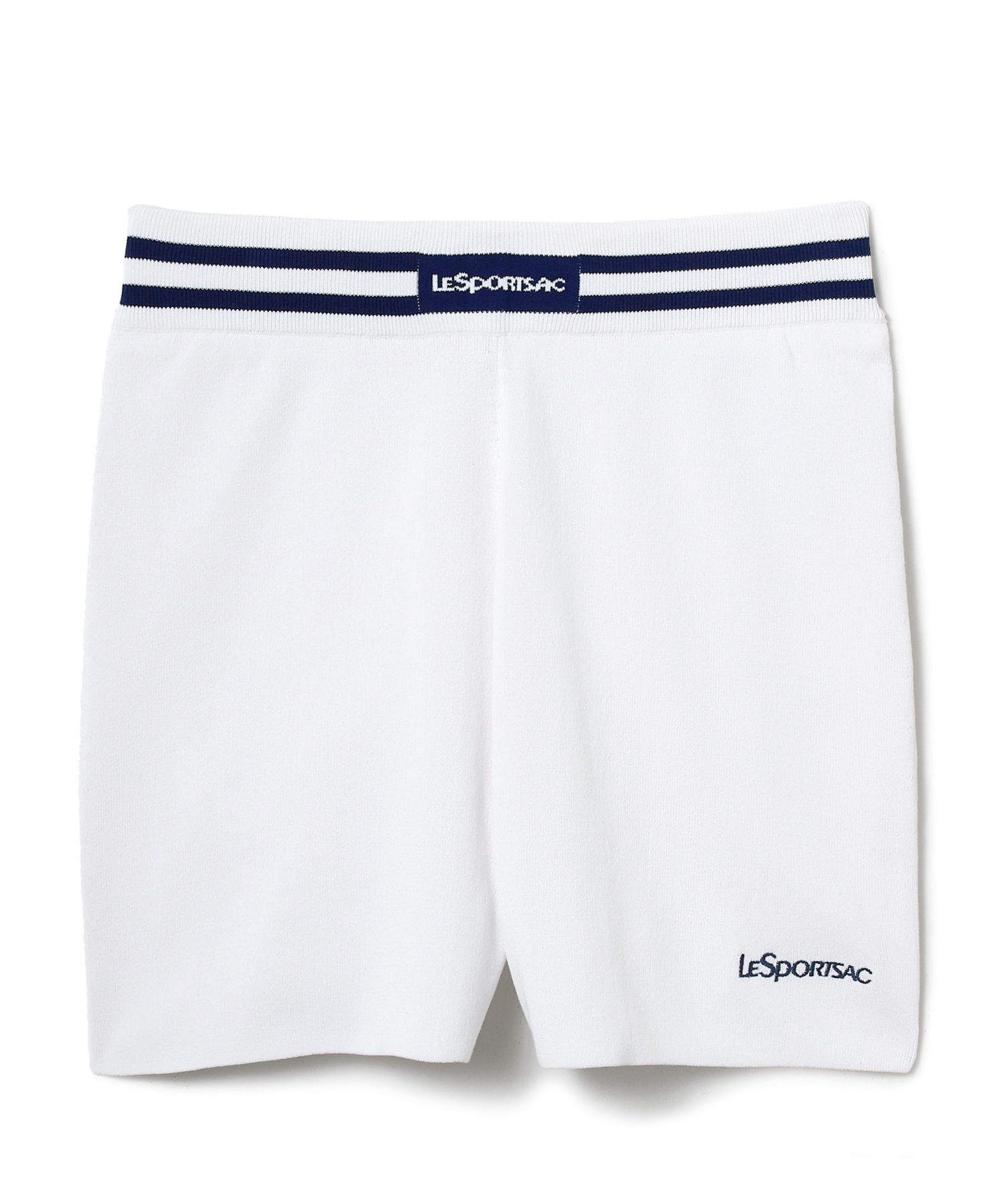 ニットショートパンツ(ホワイト-F)