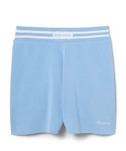 ニットショートパンツ(ブルー-F)