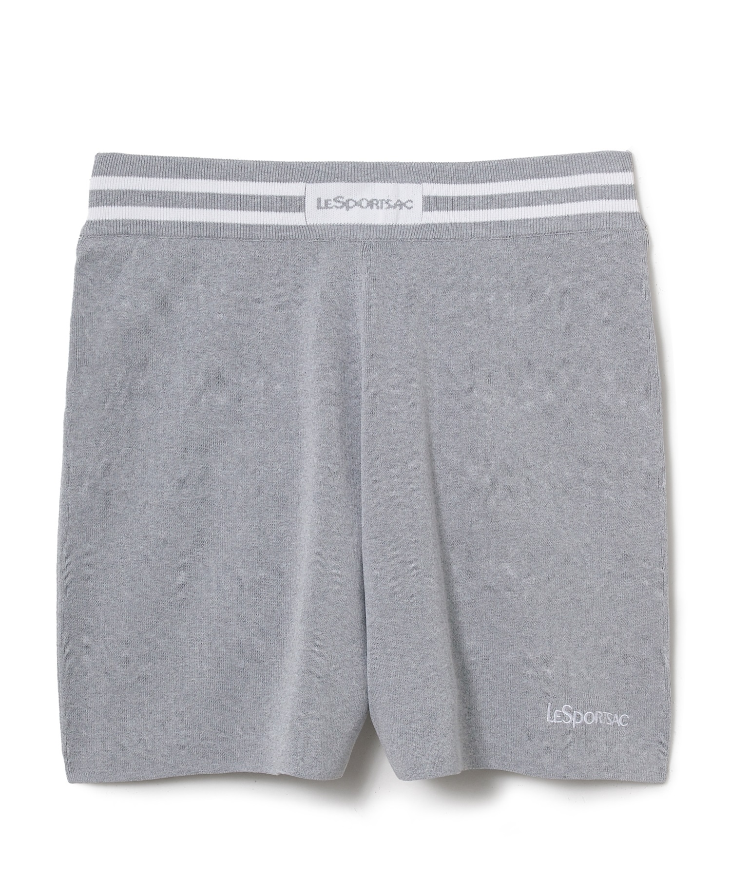 ニットショートパンツ(グレー-F)