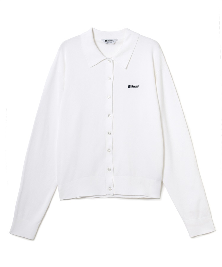 ニットポロカーディガン