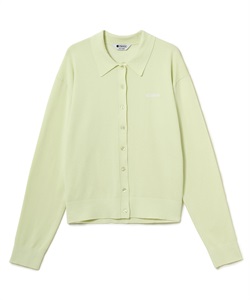 ニットポロカーディガン