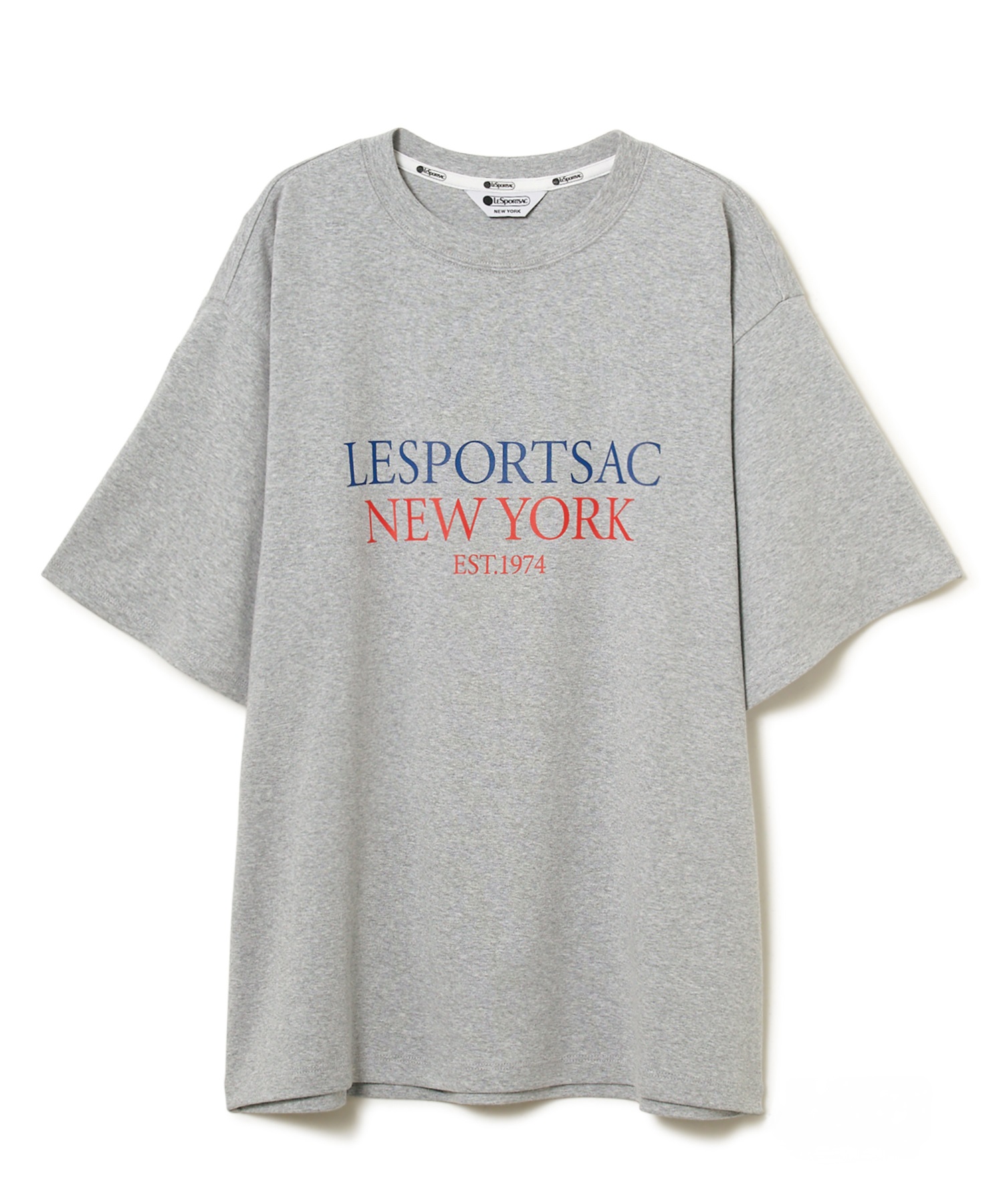 プリントTシャツ(グレー-S)