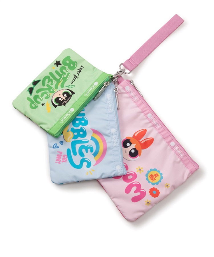 【The Powerpuff Girls×LeSportsac】WRISTLET POUCH SET