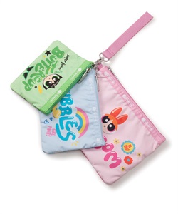 【The Powerpuff Girls×LeSportsac】WRISTLET POUCH SET(パワーパフ ガールズリストレット-フリー)