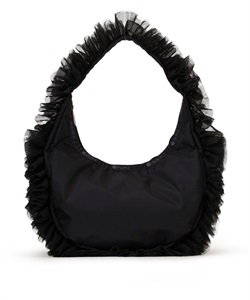 RUFFLE ZIP HOBO
