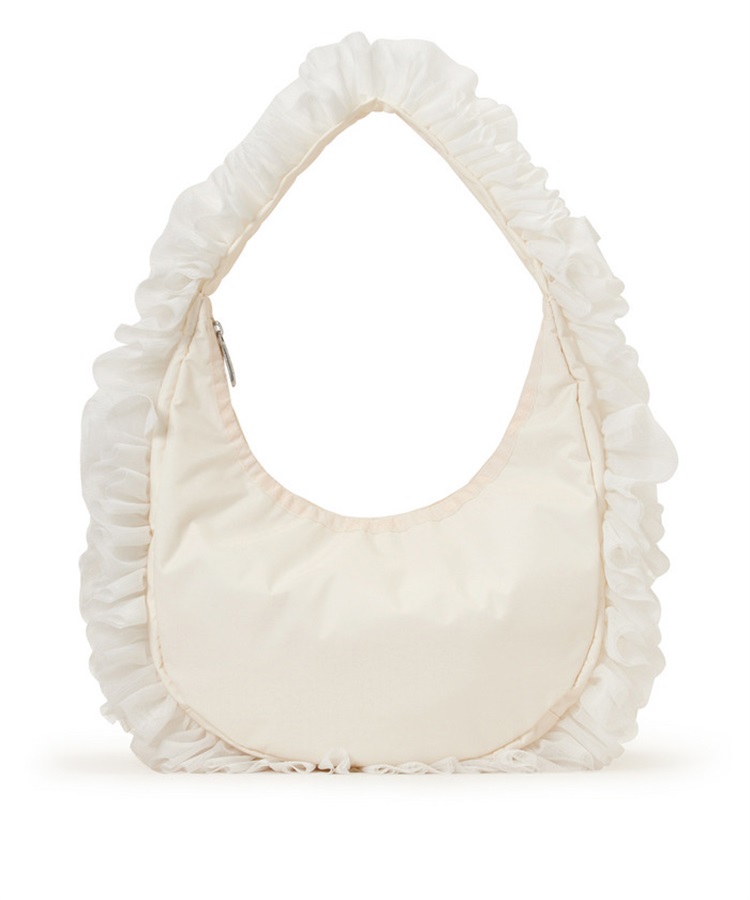 RUFFLE ZIP HOBO