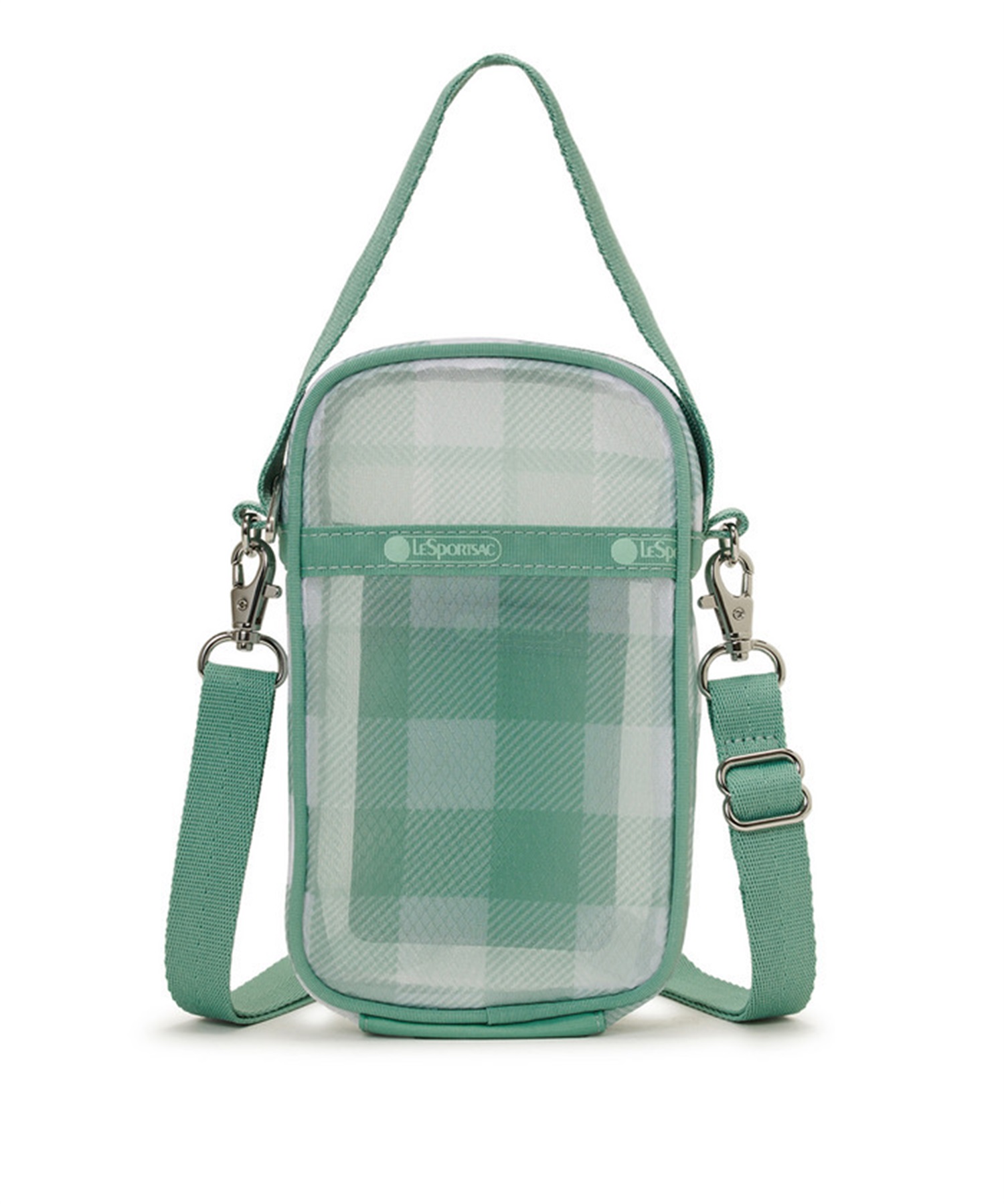 SHEER MINI PHONE CRSSBDY(グリーンフィールドギンガムシアー-フリー)