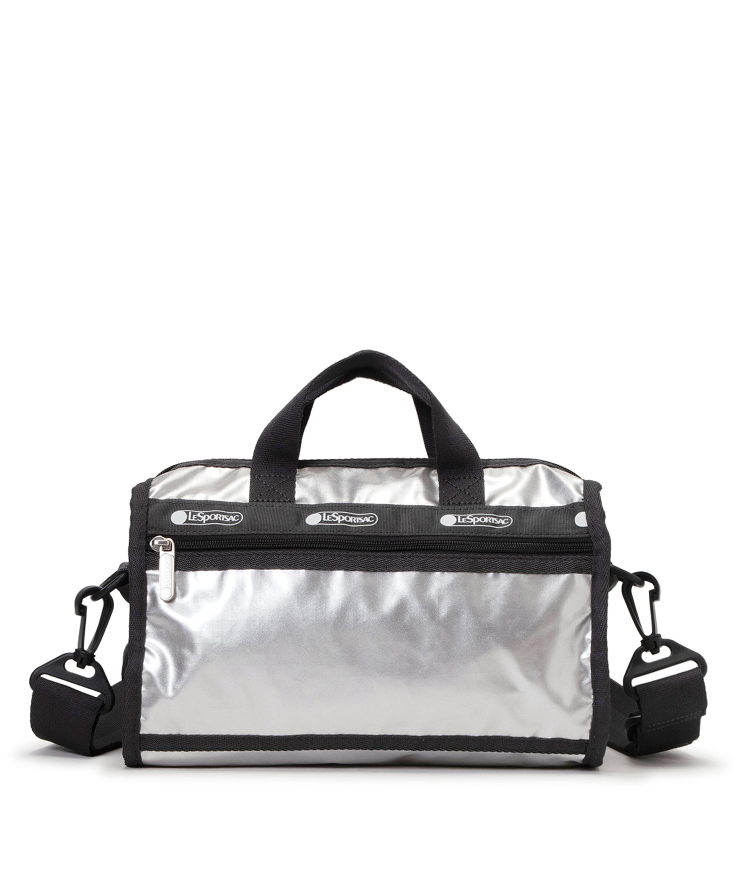 【LeSportsac for ADAM ET ROPÉ】MINI DUFFLE CROSSBODY A(アダムシルバー/ブラック2-フリー)