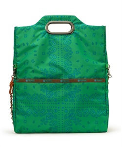 【LeSportsac Atelier】FOLD TOTE BAG(ラグーンバンダナ-フリー)