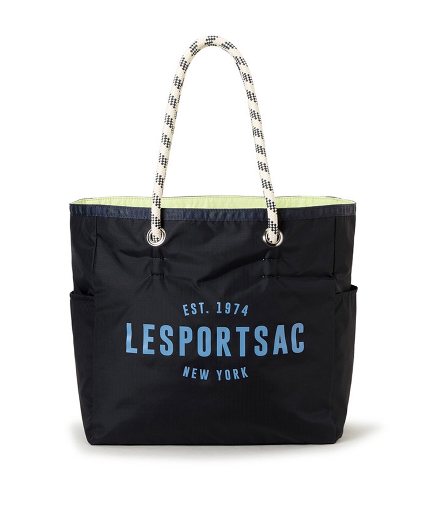 ML 2 WAY TOTE        (2ウェイディープシーブルー/ライム-フリー)