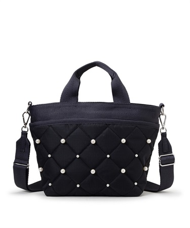 SM BUCKET TOTE W PEARLS(ディープシーパール-フリー)