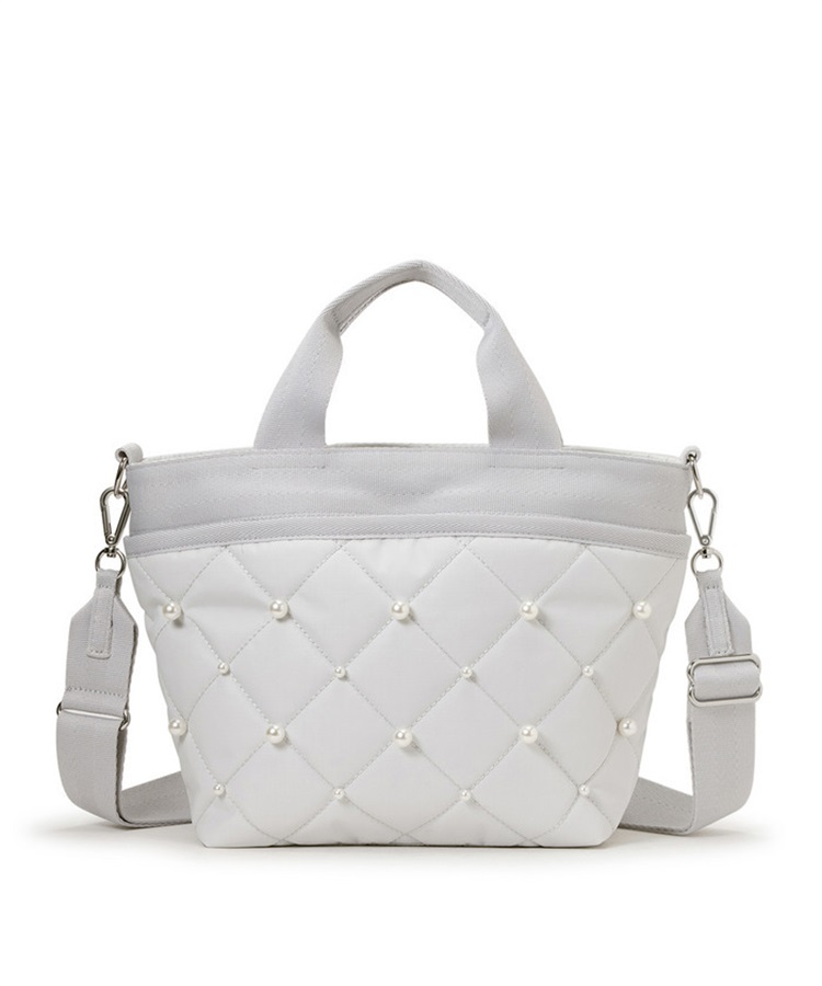 SM BUCKET TOTE W PEARLS