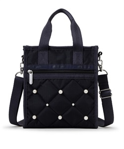 MINI N/S TOTE W/ PEARLS