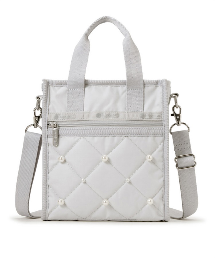 MINI N/S TOTE W/ PEARLS