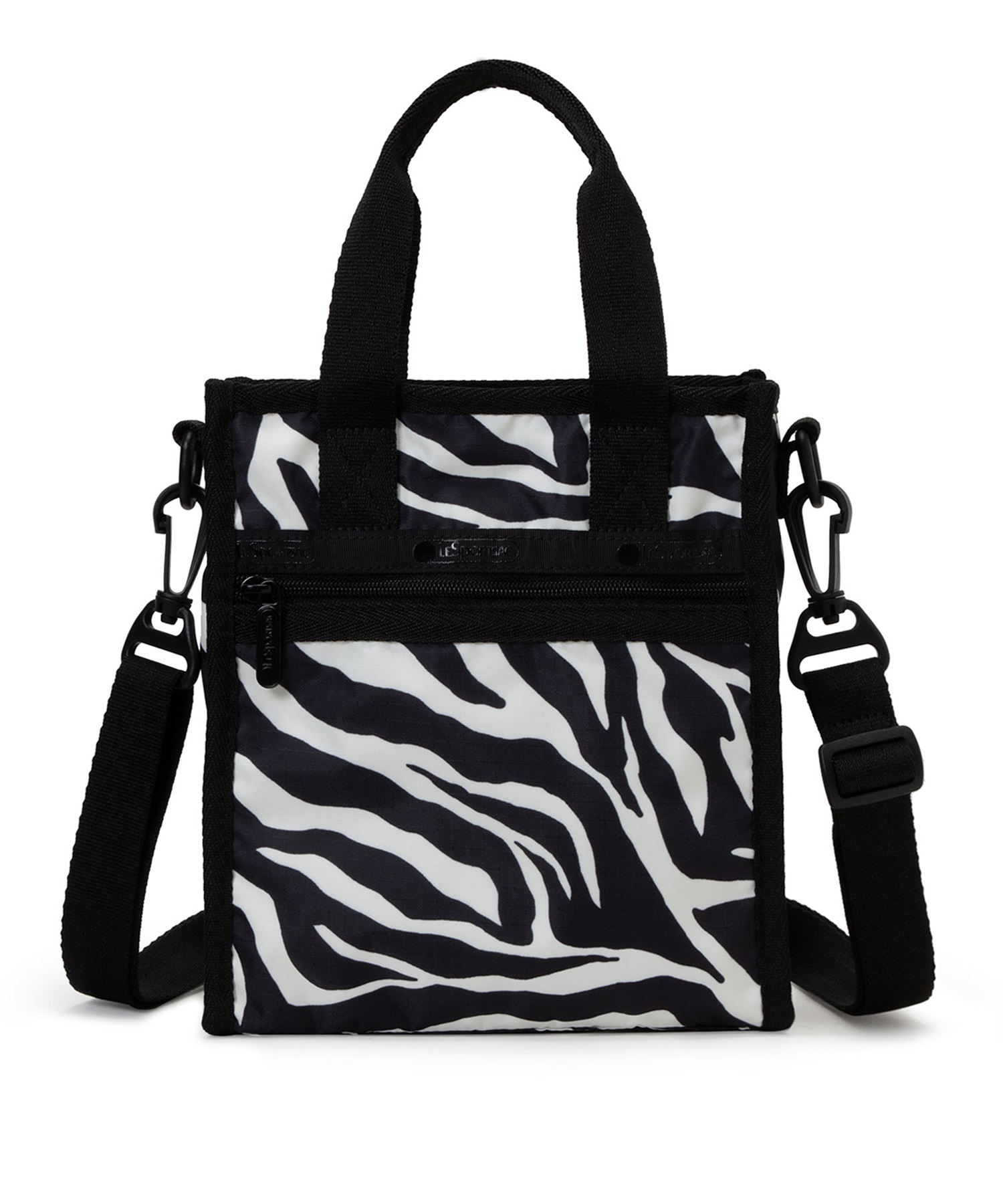 MINI N/S TOTE(クリームブラックゼブラ-フリー)