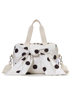 【LeSportsac×SNIDEL】LG BOW SM SATCHEL(ノワールポルカドットスナイデル-フリー)