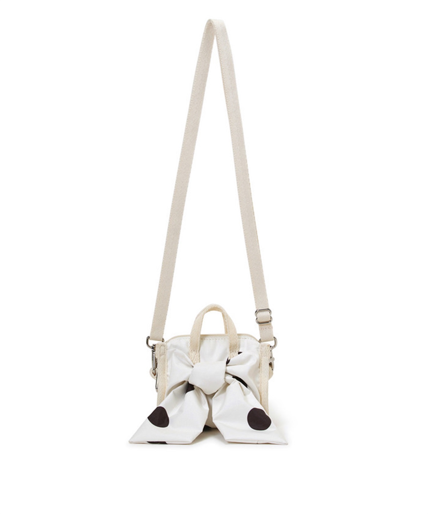 【LeSportsac×SNIDEL】LG BOW MICRO BAG(ノワールポルカドットスナイデル-フリー)
