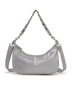 【LeSportsac×SNIDEL】CHAIN SMALL CONV HOBO(シルバーシャインスナイデル-フリー)