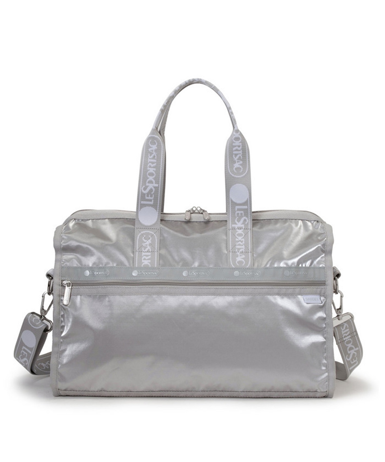 【LeSportsac×SNIDEL】DELUXE MED WEEKENDER MH(ロゴジャガードシルバースナイデル-フリー)