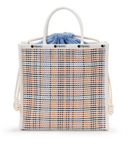 WOVEN MED DRAWST TOTE