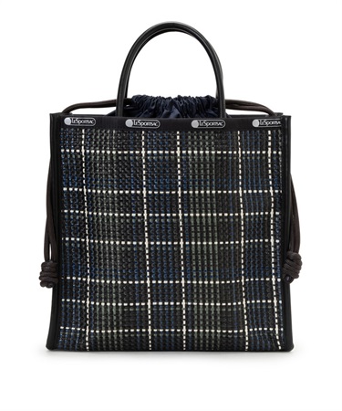 WOVEN MED DRAWST TOTE
