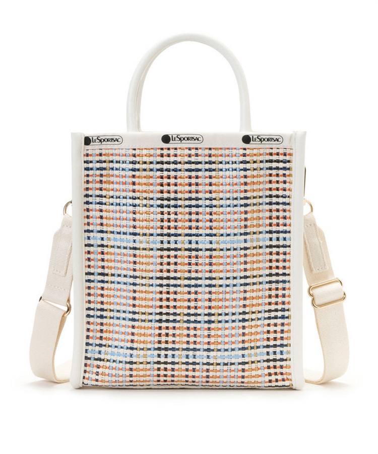 WOVEN MINI N/S TOTE