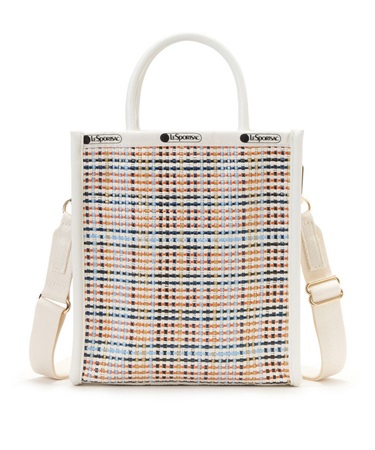 WOVEN MINI N/S TOTE