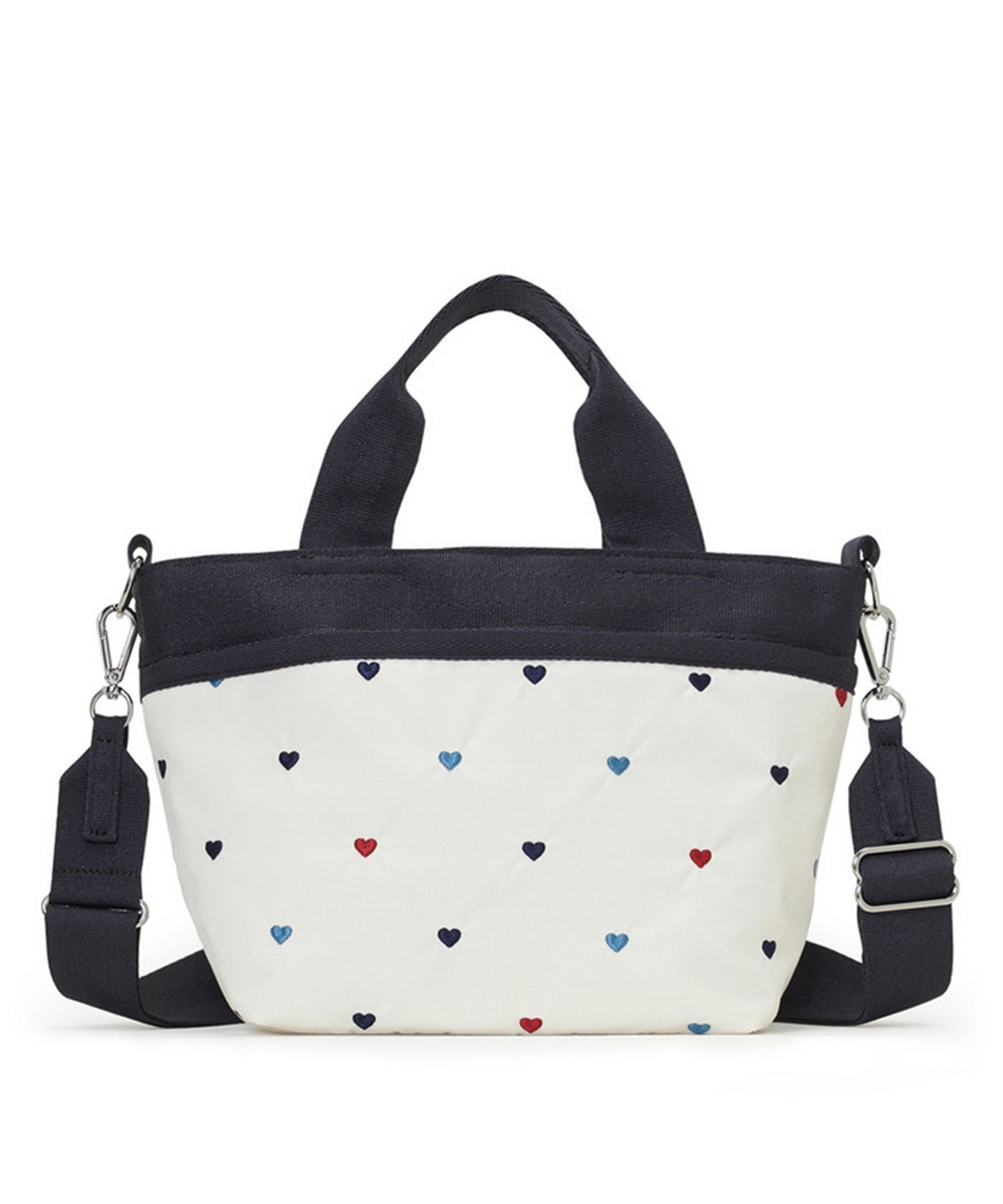 SMALL BUCKET TOTE(トリコロールハートエンブロイダリー-フリー)