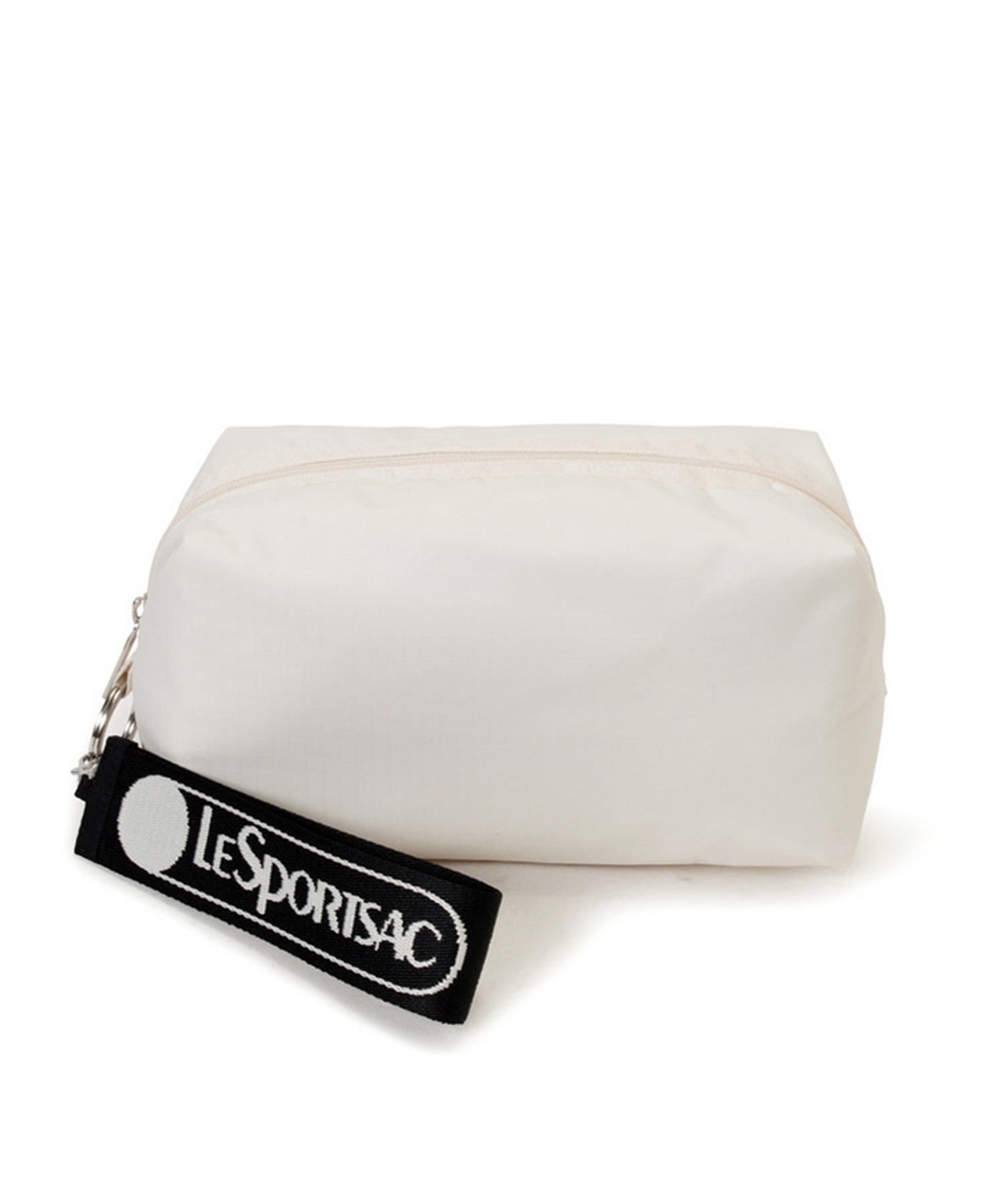 【LeSportsac for martinique】LARGE ZIP POUCH W/CHARM(メレンゲW/ロゴMQ-フリー)