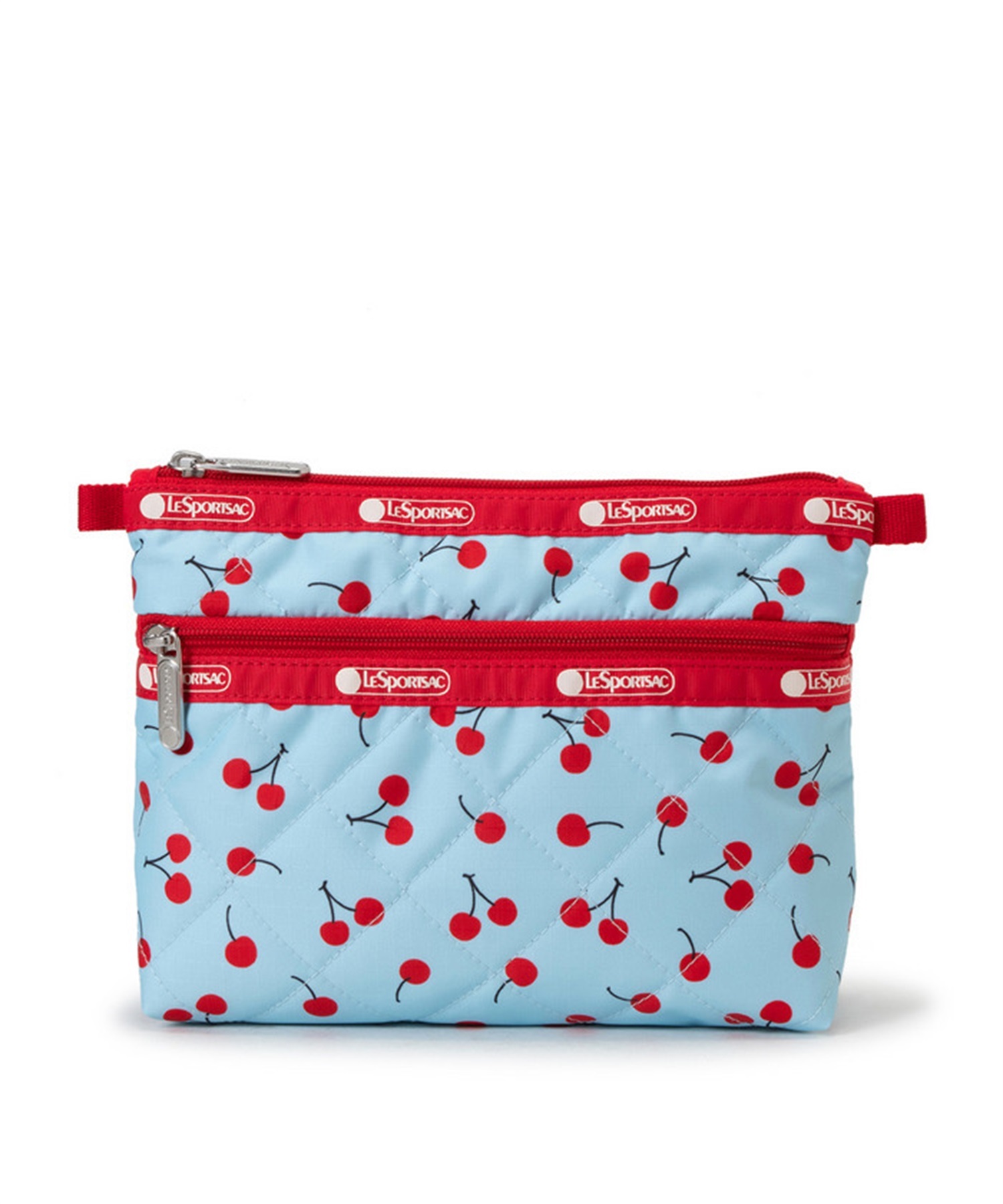 【LeSportsac×Megumi Kanzaki】PERFECT COSME POUCH2(チェリーソーダキルト-フリー)