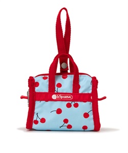 【LeSportsac×Megumi Kanzaki】MICRO WEEKENDER CHARM(チェリーソーダ-フリー)