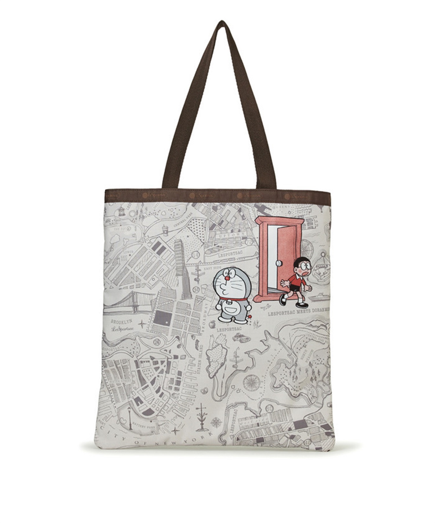 【DORAEMON】LARGE EMERALD TOTE(ドラエモンインNYC LET-フリー)