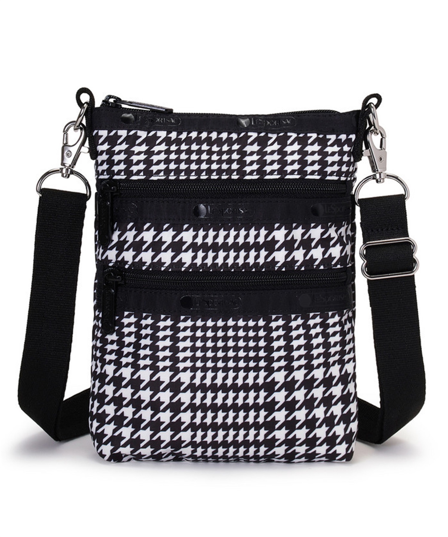 3 ZIP CROSSBODY(シティハウンドトゥース-フリー)