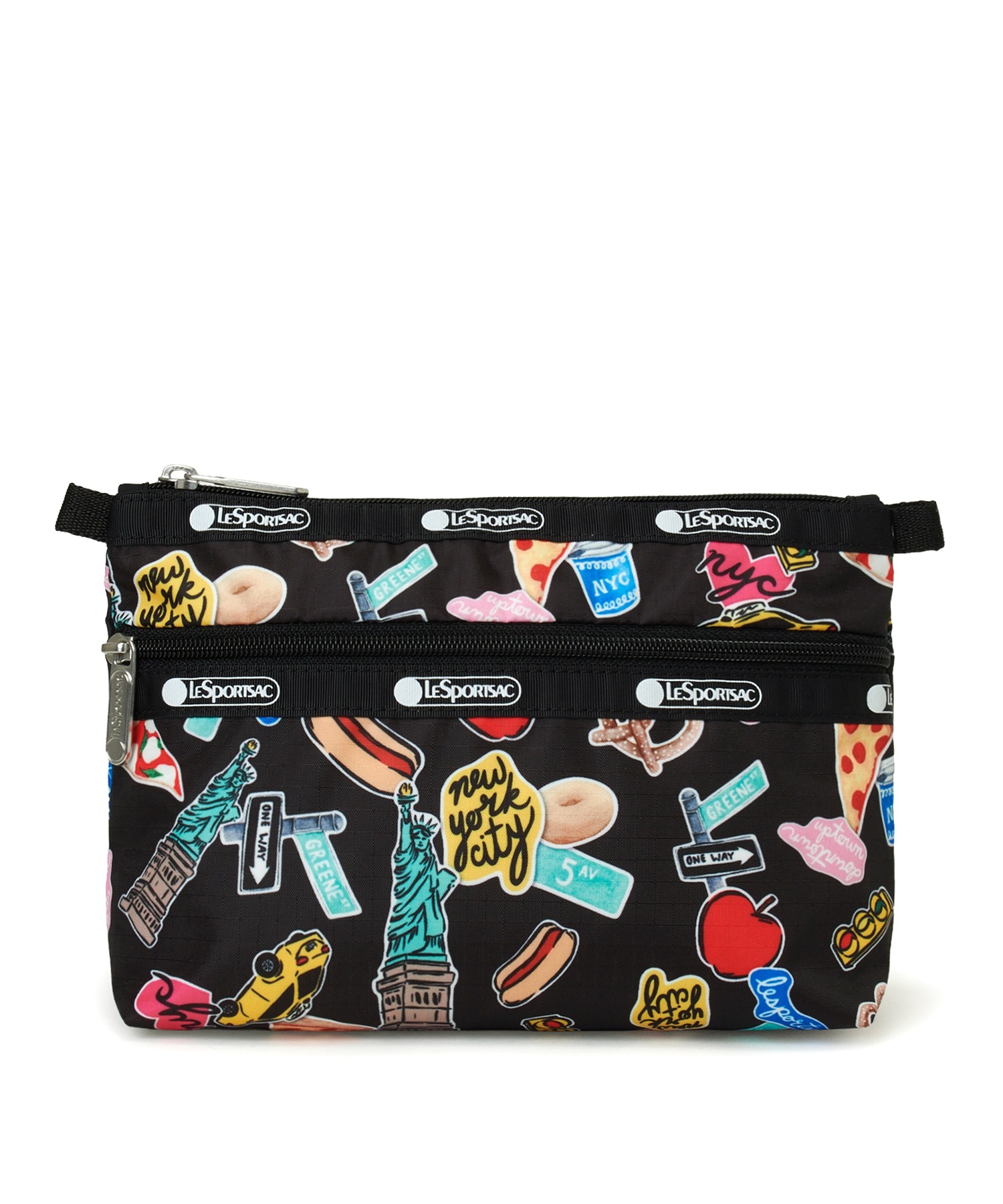 COSMETIC CLUTCH(NYCアイコニックステッカーズ-フリー)