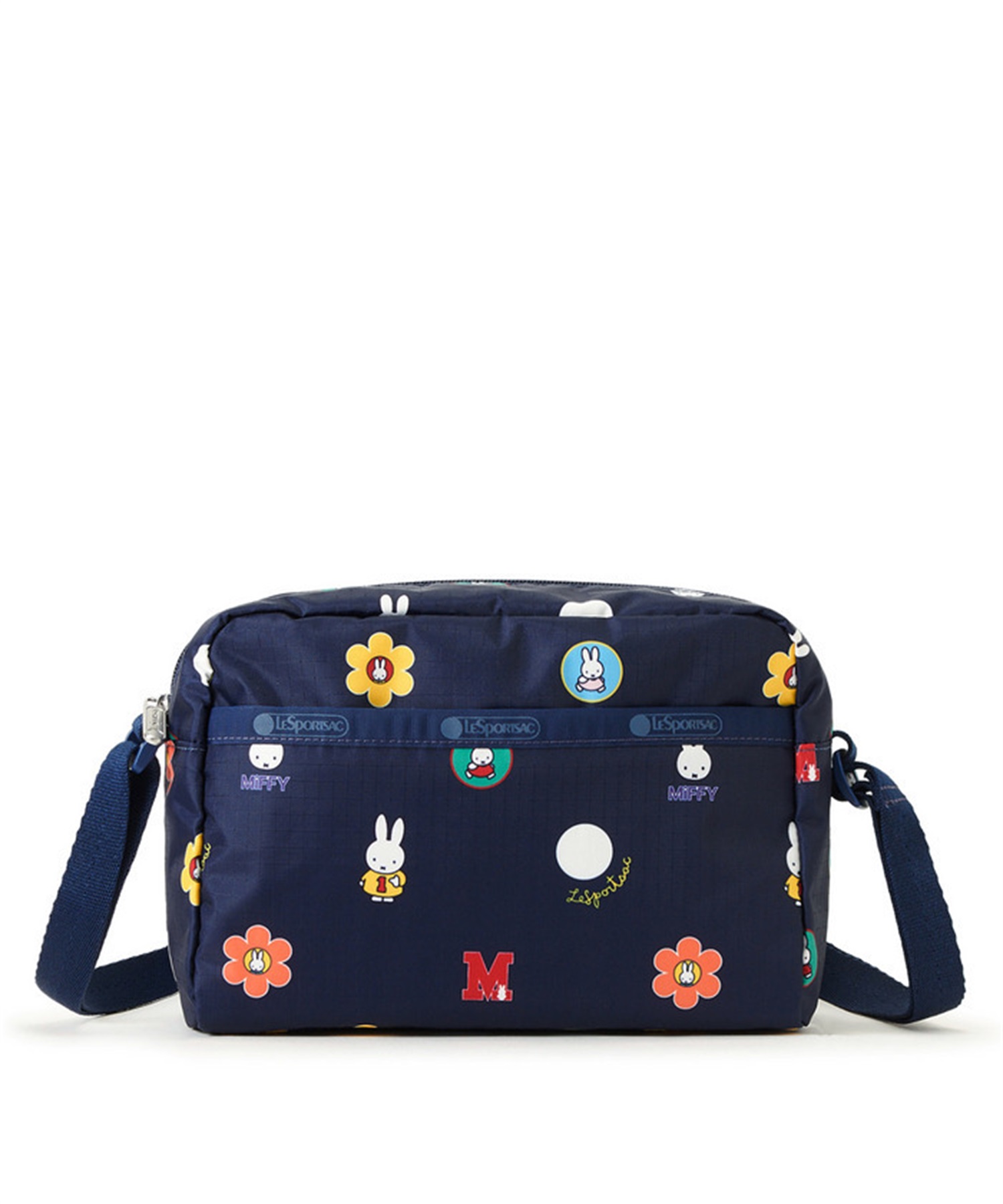 【LeSportsac×Miffy】DANIELLA CROSSBODY(ミッフィーネイビーポルカドット-フリー)