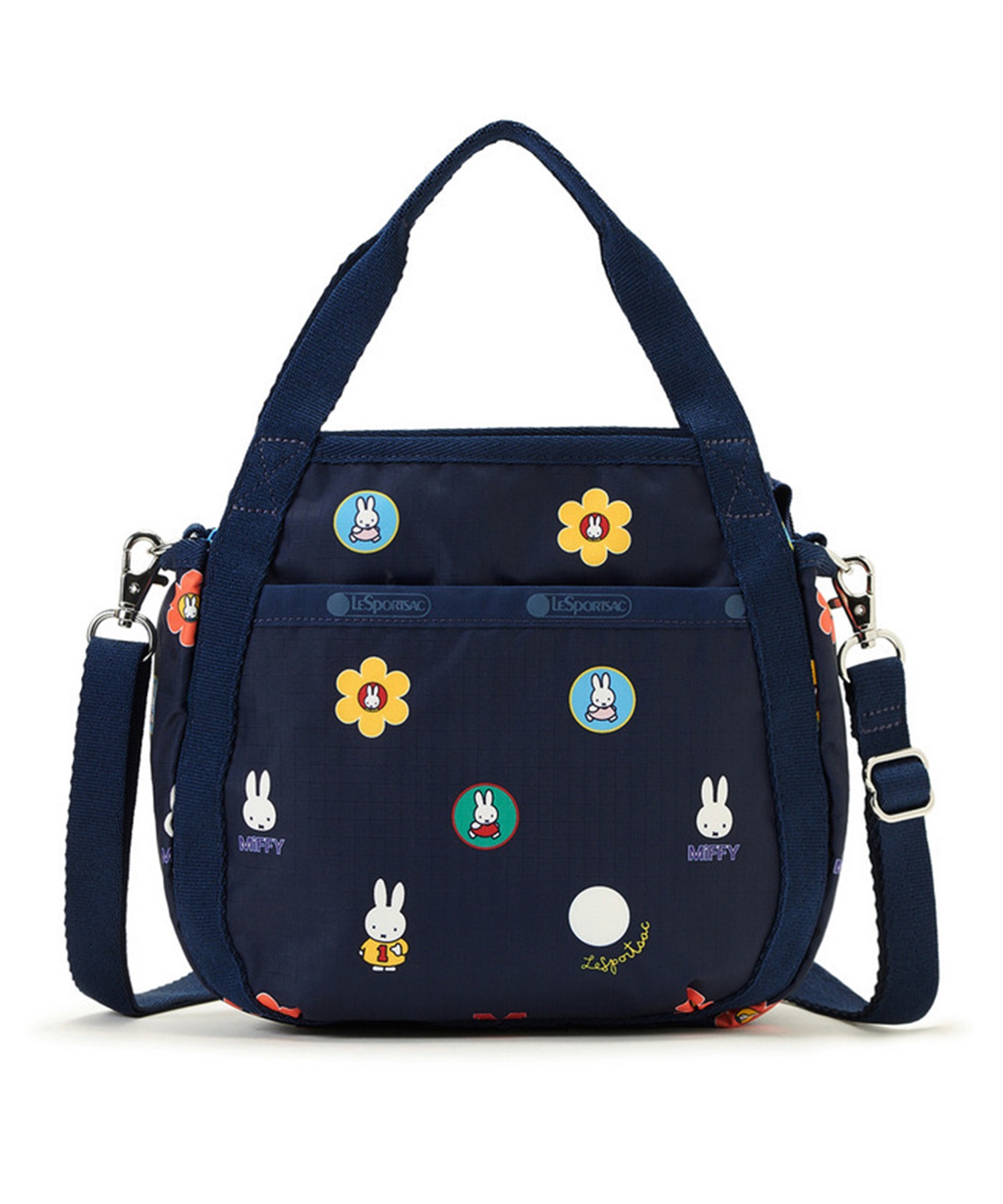 【LeSportsac×Miffy】SMALL JENNI(ミッフィーネイビーポルカドット-フリー)
