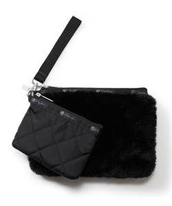 【LeSportsac × United Arrows green label relaxing】WRISTLET 2POUCH SET