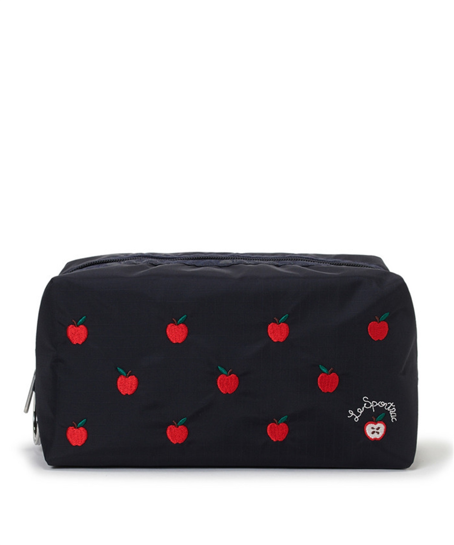 LARGE ZIP POUCH(レッドアップルエンブロイダリー-フリー)