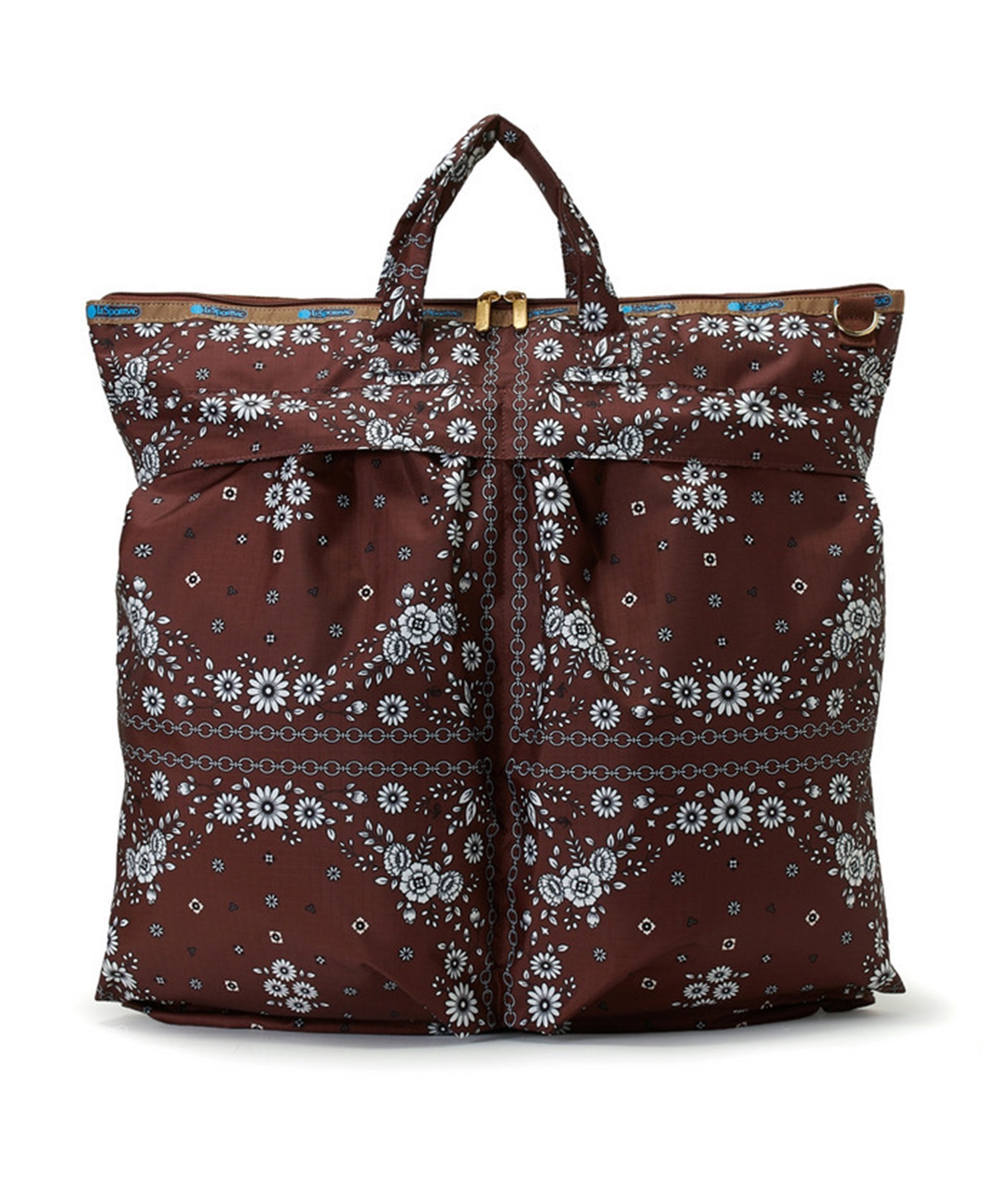【LeSportsac Atelier】LG HELMET TOTE2(アーシーフローラルコラージュ-フリー)