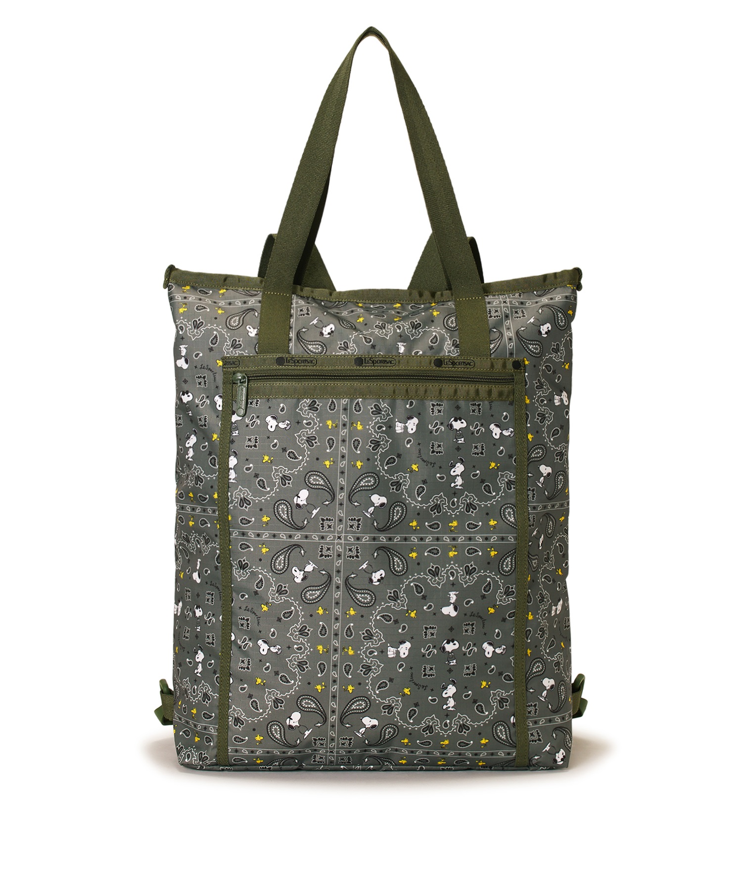 【LeSportsac×PEANUTS】EVERYDAY TH BACKPACK(ピーナッツ バンダナパーティー グリーン-フリー)