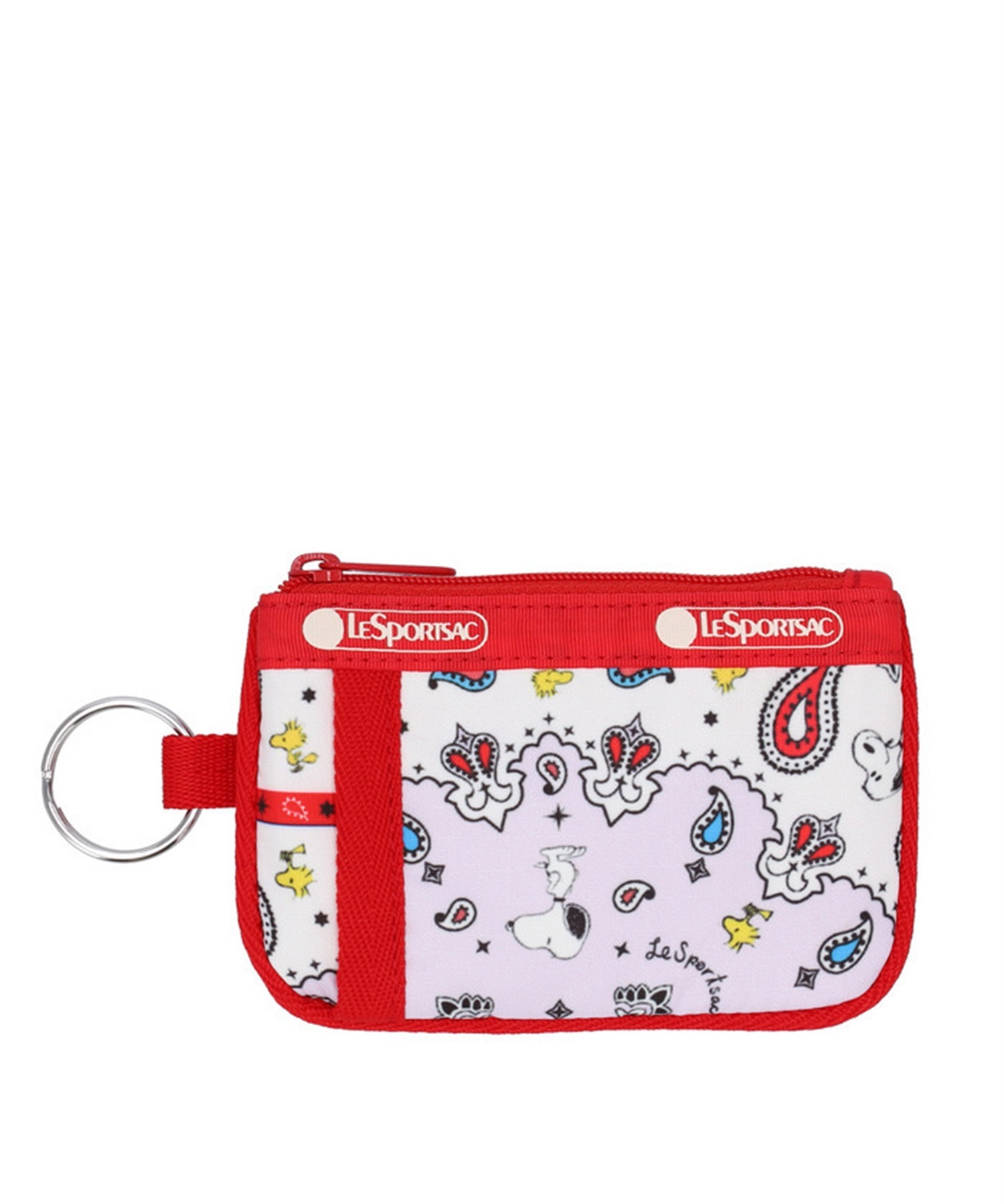 【LeSportsac×PEANUTS】KEY CARD HOLDER(ピーナッツ バンダナパーティー マルチ-フリー)