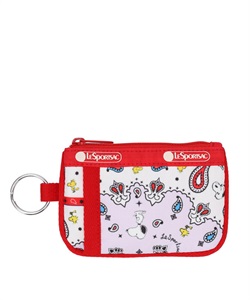 【LeSportsac×PEANUTS】KEY CARD HOLDER(ピーナッツ バンダナパーティー マルチ-フリー)