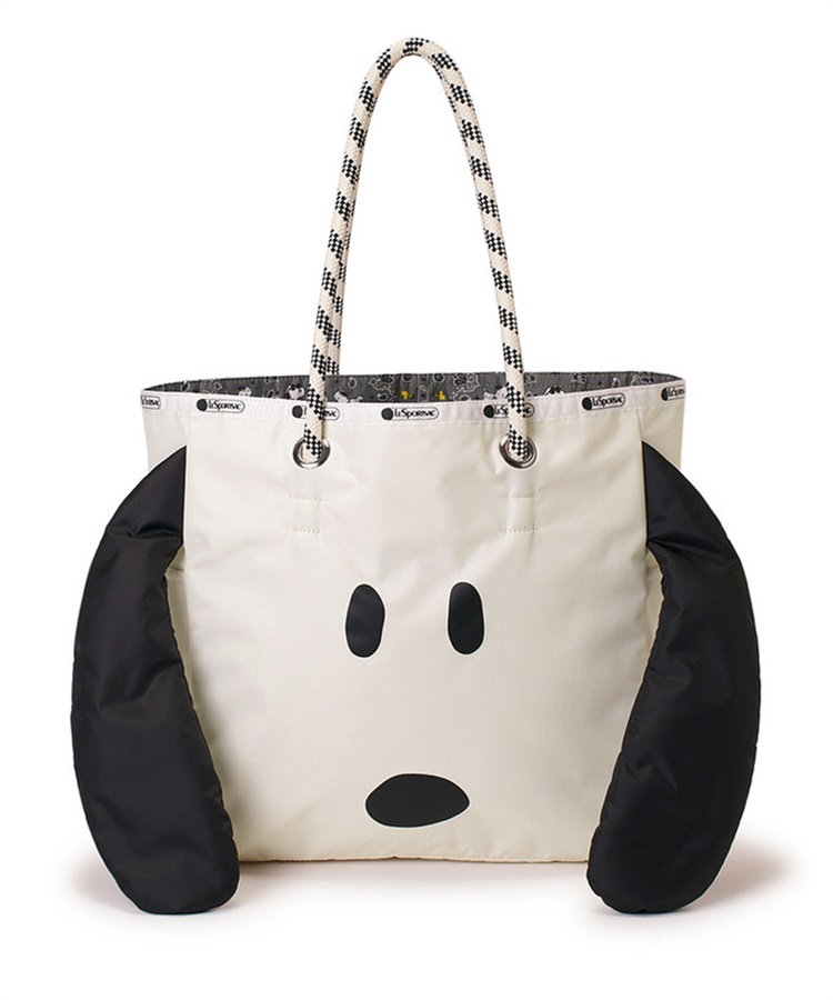 【LeSportsac×PEANUTS】SNOOPY FACE PUFFY TOTE
