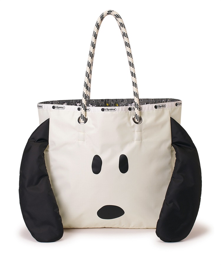 【LeSportsac×PEANUTS】SNOOPY FACE PUFFY TOTE