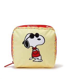 【LeSportsac×PEANUTS】MED SQUARE COSMETIC
