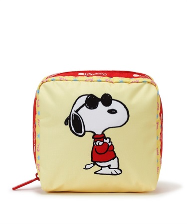 【LeSportsac×PEANUTS】MED SQUARE COSMETIC