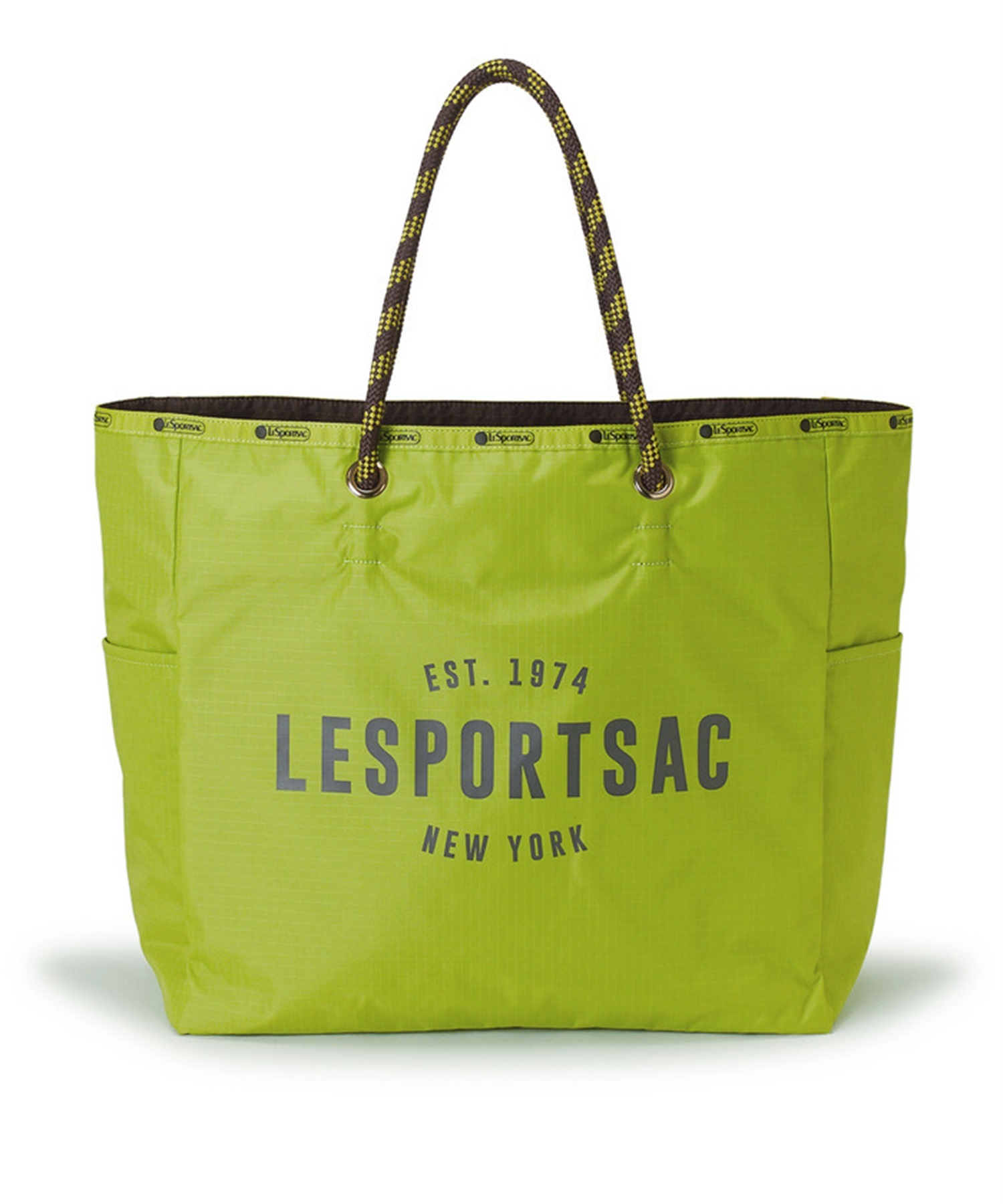 LARGE 2 WAY TOTE(2ウェイ シトラスグリーン/ガナシェ-フリー)