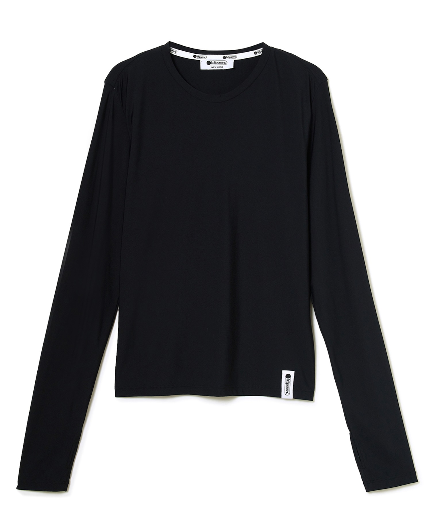 【Multi Comfort】クルーネックプルオーバー(ブラック-S)